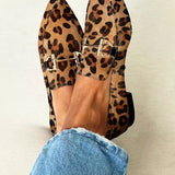 Gia - Chic Leopard Print Loafers