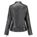 Vegan Leather Biker Jacket
