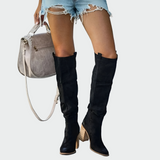 Leather Knee-High Orthopaedic Boots