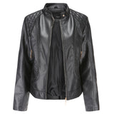 Vegan Leather Biker Jacket