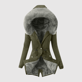 Stylish Asymmetrical Faux Leather Jacket