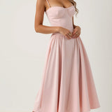 Odete - Midi Dress with Corset Top