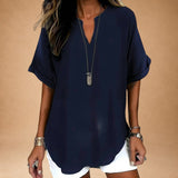 Deep Blue Blouse