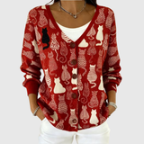 Victoria | Comfortable Sweater with Buttons