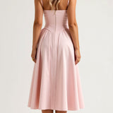 Odete - Midi Dress with Corset Top