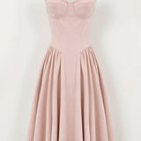 Odete - Midi Dress with Corset Top