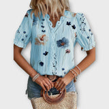 Freia – Blouse with V-Neck
