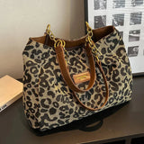 Handbag with a Bold Pattern