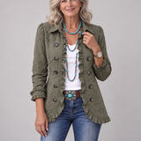 Aoife | Blazer with Floral Embroidery