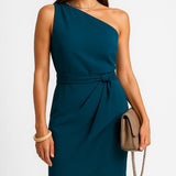 Margita | Asymmetrical Evening Dress with Bow