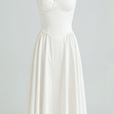Odete - Midi Dress with Corset Top