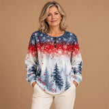 Aoibhinn - Festive Christmas Jumper Featuring a Christmas Tree Design