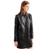 Vegan Leather Biker Jacket