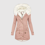 Faux Fur-Lined Hooded Parka