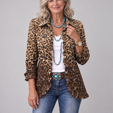 Aisling | Blazer in Leopard Print