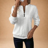 Pagona - Elegant Women's Zip-Up Cardigan with Cable Knit Design for Ultimate Comfort