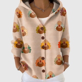 Johanna | Comfortable knitted cardigan with hood