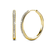 Sorana – Earrings with a Glossy Finish and Precious Stones