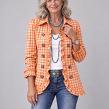 Orla | Blazer in Vichy Check