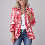 Orla | Blazer in Vichy Check