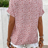 Verna | Elegant Blouse with Floral Print