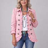 Orla | Blazer in Vichy Check