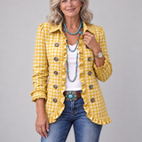 Orla | Blazer in Vichy Check