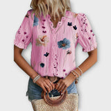 Freia – Blouse with V-Neck