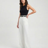 Dorota | Elegant High-Waisted Trousers
