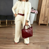 Nela – Women's Three-Piece Knitted Set