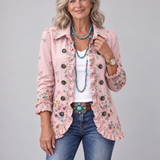 Eimear | Blazer in Rose with Florals