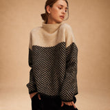 Anaïs - Luxurious Knitted Cotton Turtleneck Sweater for Ultimate Style and Comfort