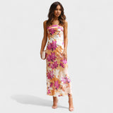 Margita – Sleeveless Satin Dress
