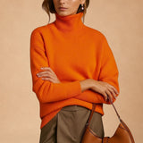 Sixtine™ Women's Cozy Roll Neck Sweater - Timeless Elegance