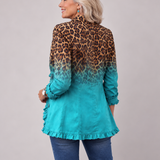 Saoirse | Blazer in Leopard Ombré