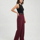 Dorota | Elegant High-Waisted Trousers