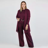 Nela – Women's Three-Piece Knitted Set