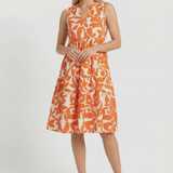 Evelína | Summer Mini Dress with Floral Pattern