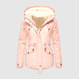 Fleece-Lined Adjustable Hooded Parka