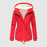 Fleece-Lined Adjustable Hooded Parka