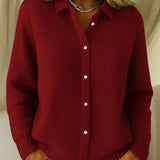 Katrina | Structured Sweater with Buttons