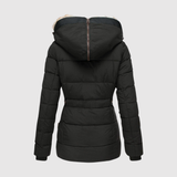 Tailored Parka with Faux Fur Trim
