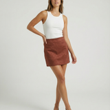 Retro Mini Skirt with a Subtle Look