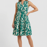 Evelína | Summer Mini Dress with Floral Pattern
