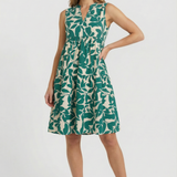Evelína | Summer Mini Dress with Floral Pattern