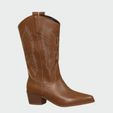Elena - Genuine Leather Western Cowboy Boots