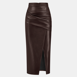 Midi Skirt in a Smooth Look