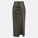 Midi Skirt in a Smooth Look