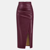 Midi Skirt in a Smooth Look