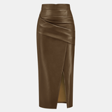 Midi Skirt in a Smooth Look